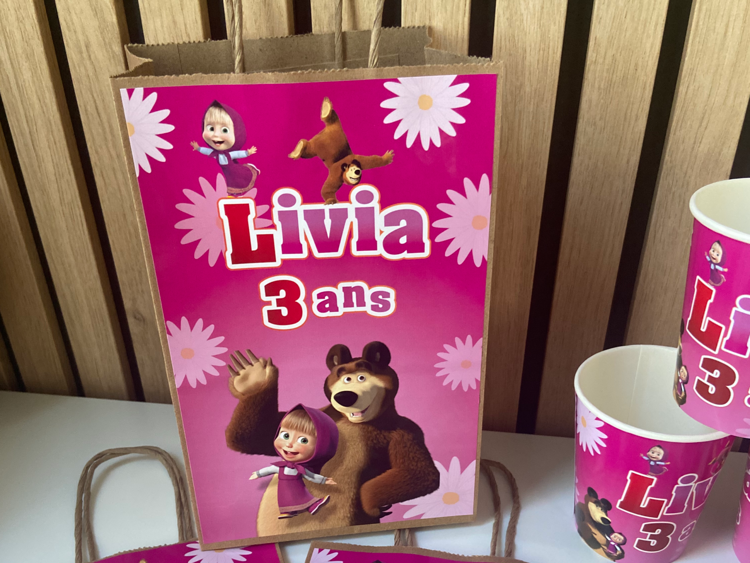 Confiseries - Thème Masha et Michka