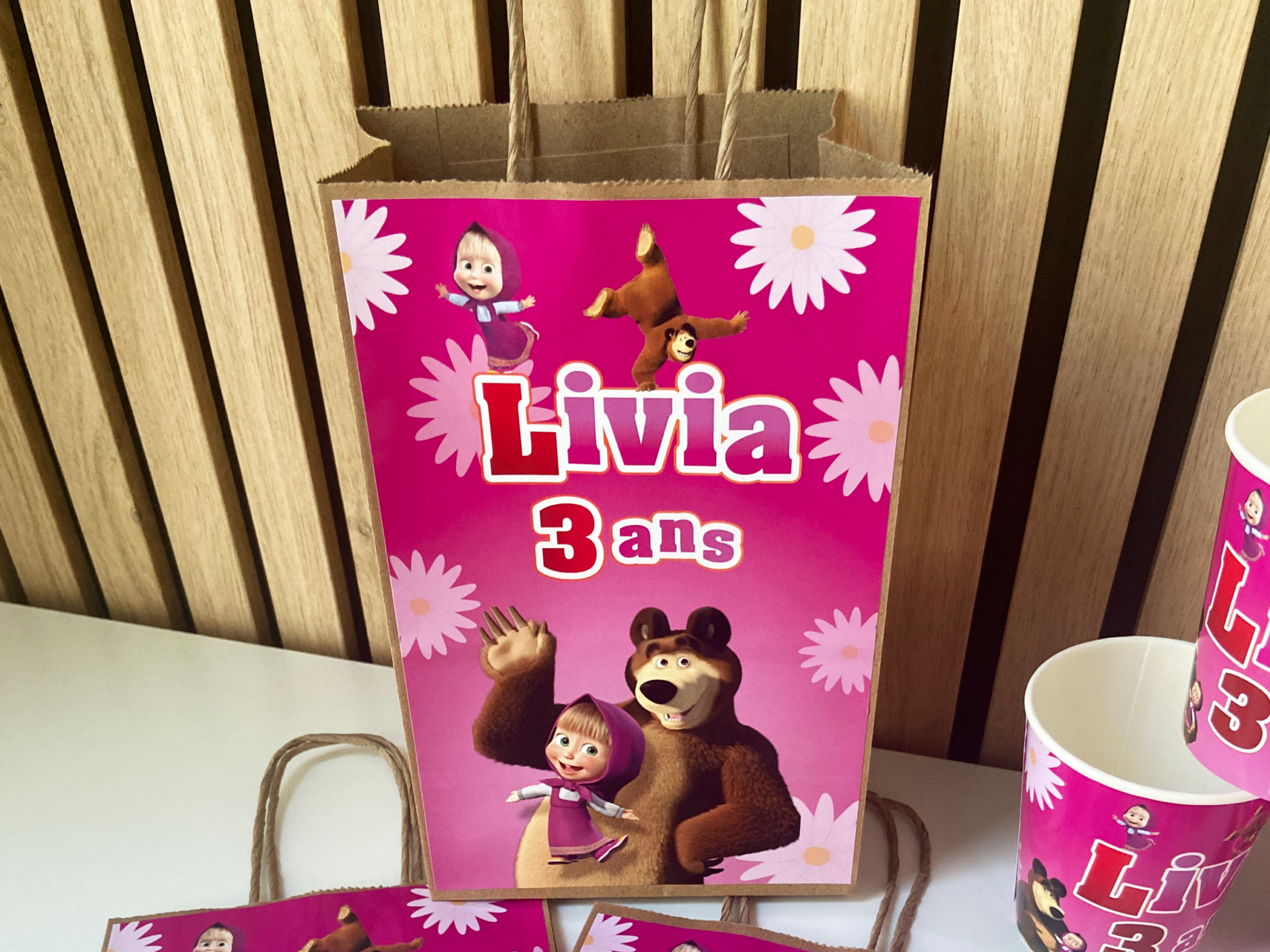 Confiseries - Thème Masha et Michka