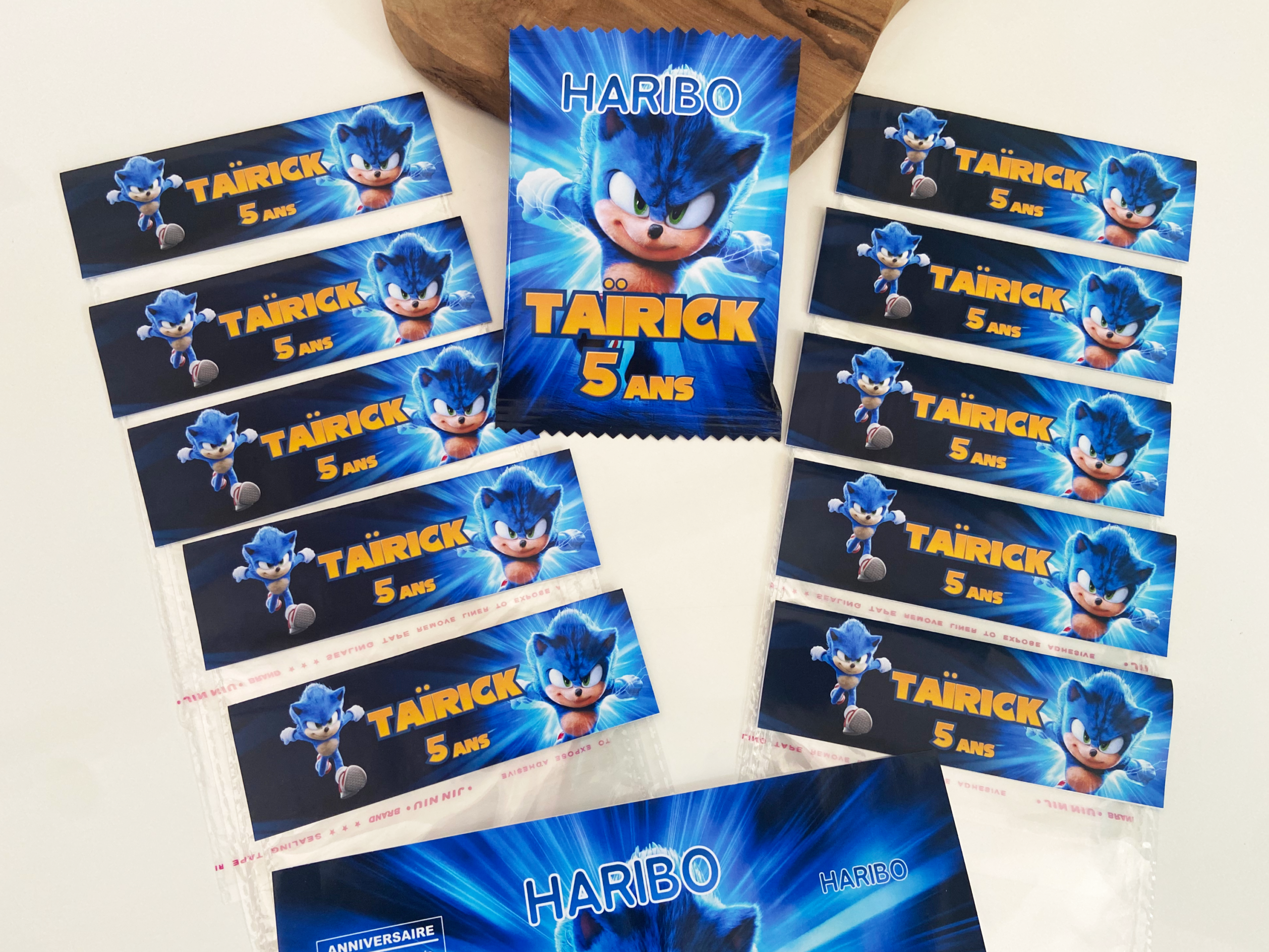 Confiseries personnalisées - Thème Sonic – Image 2