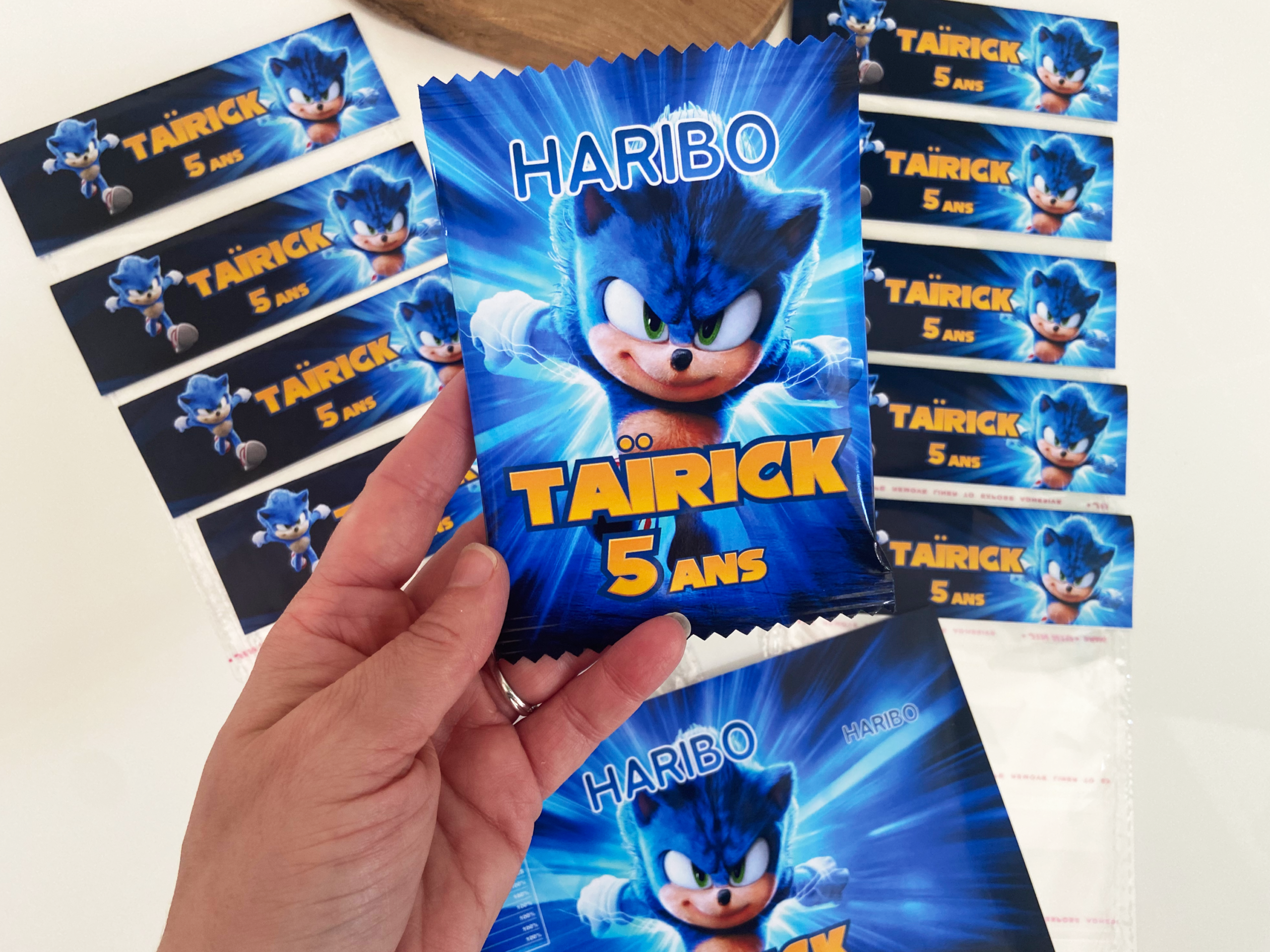 Confiserie - Thème Sonic