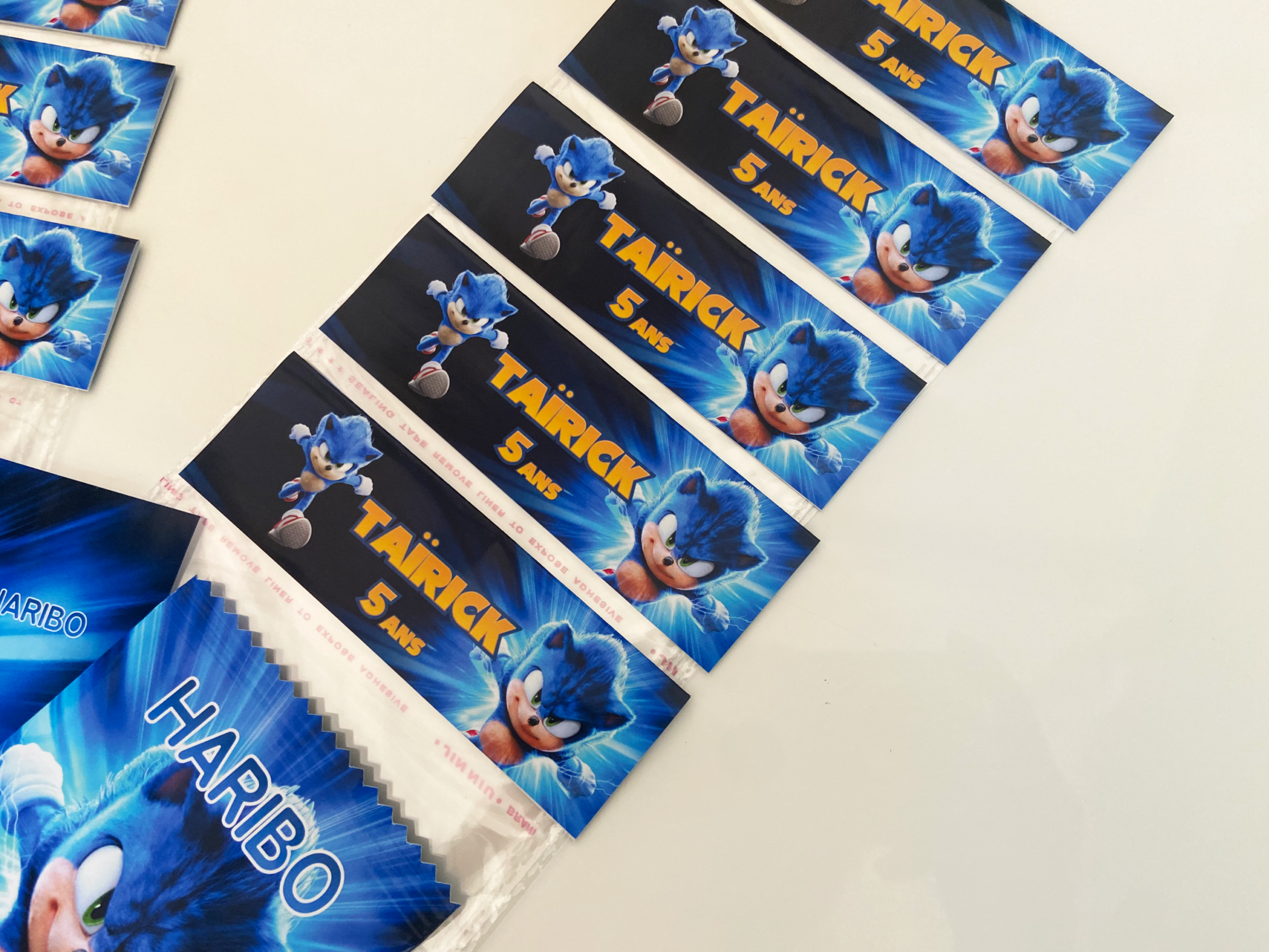 Confiserie - Thème Sonic