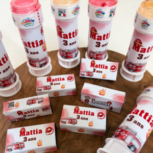 Confiseries personnalisées - Thème Pompier