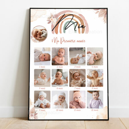 Affiche Ma Première Année Arc-en-Ciel Bohème