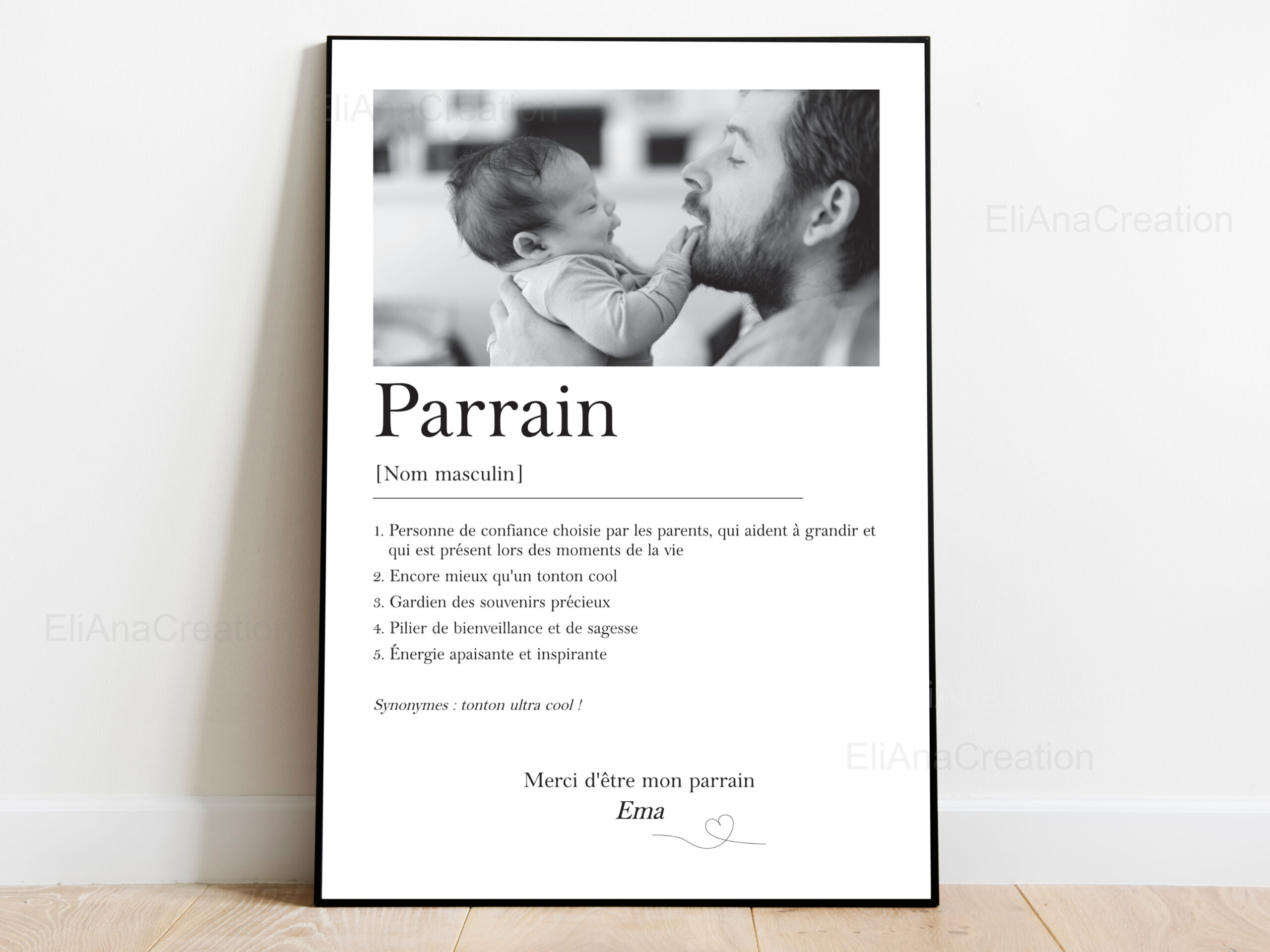 Affiche - Définition Parrain