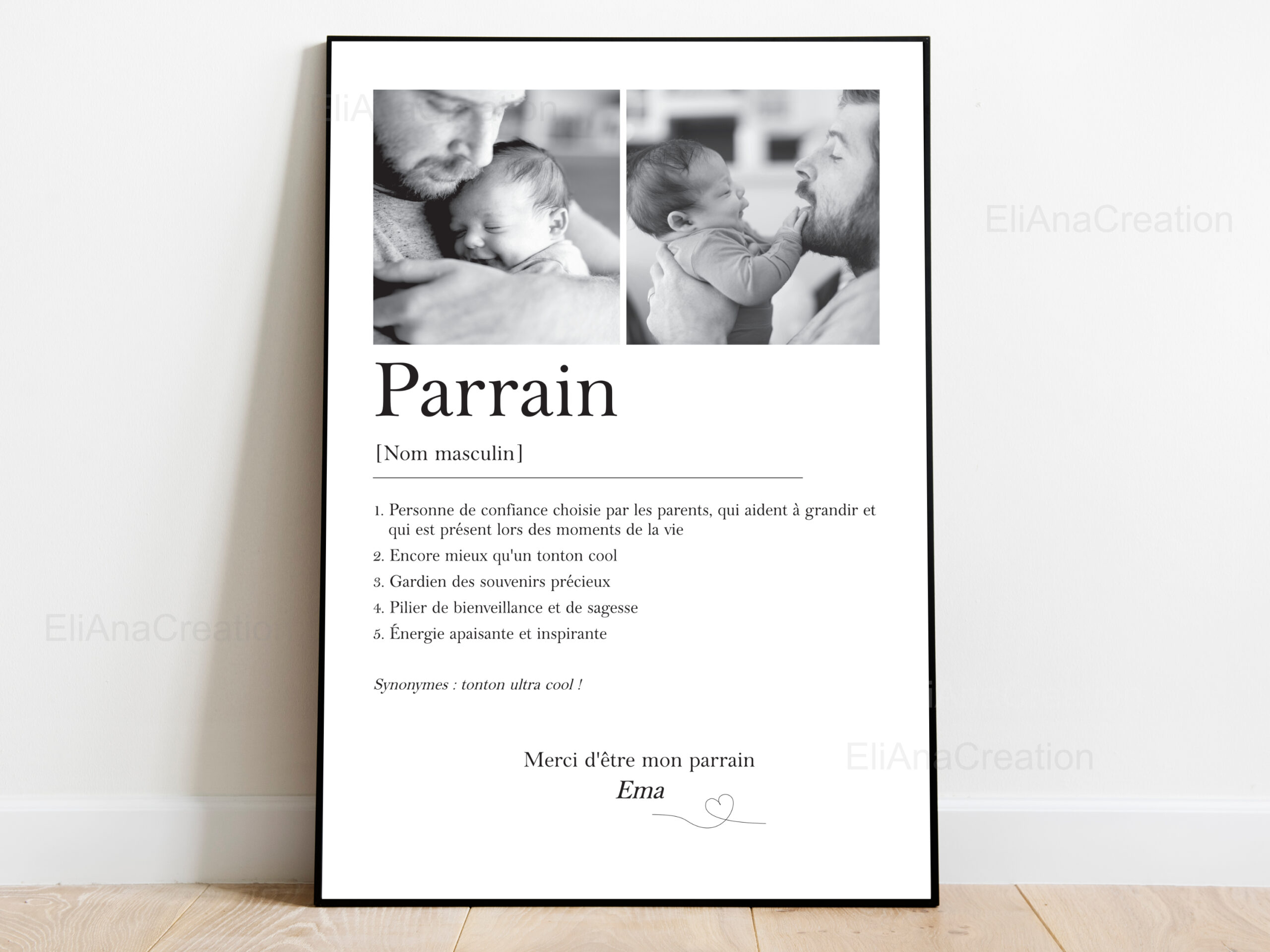 Affiche - Définition Parrain