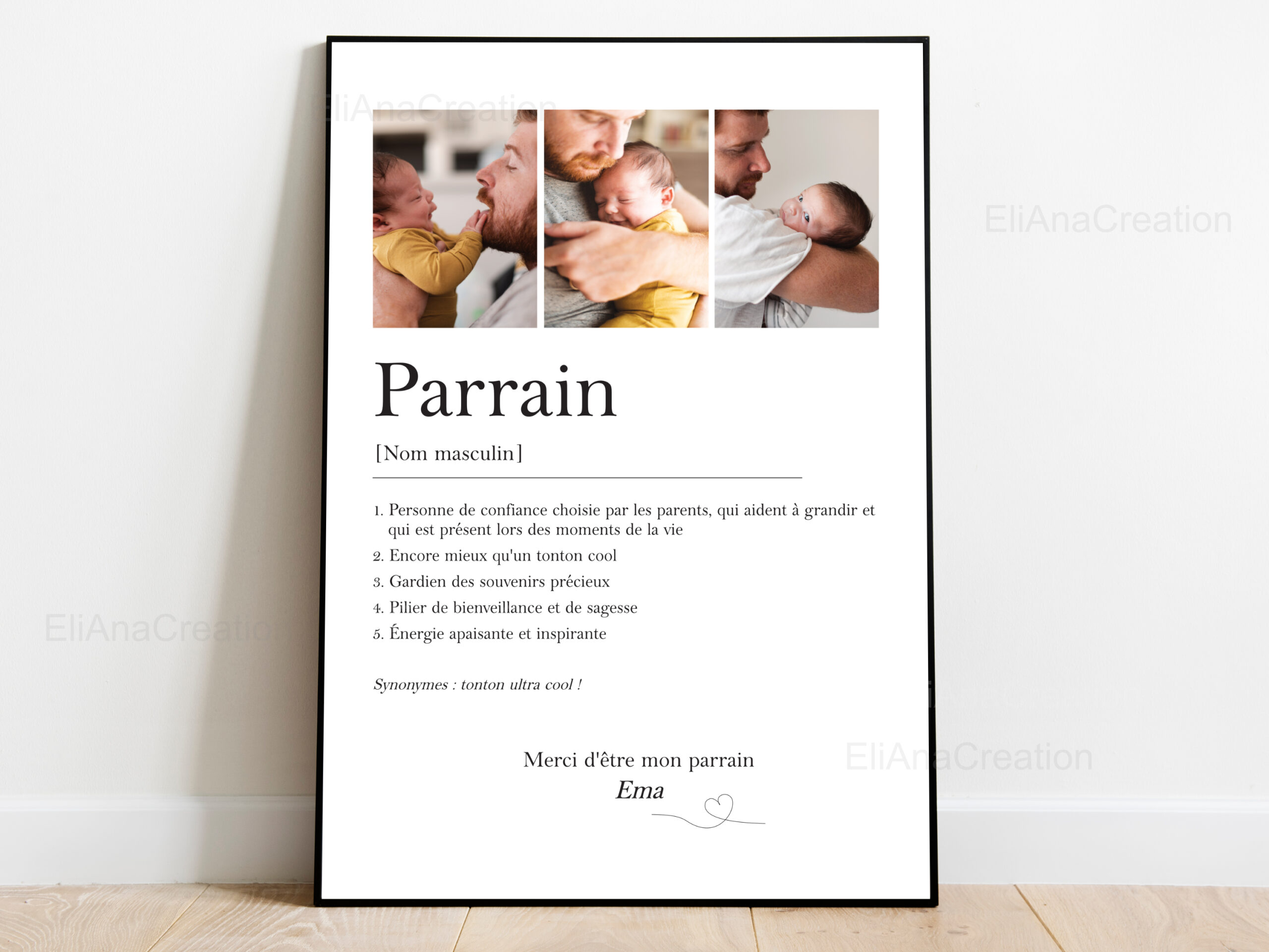 Affiche - Définition Parrain