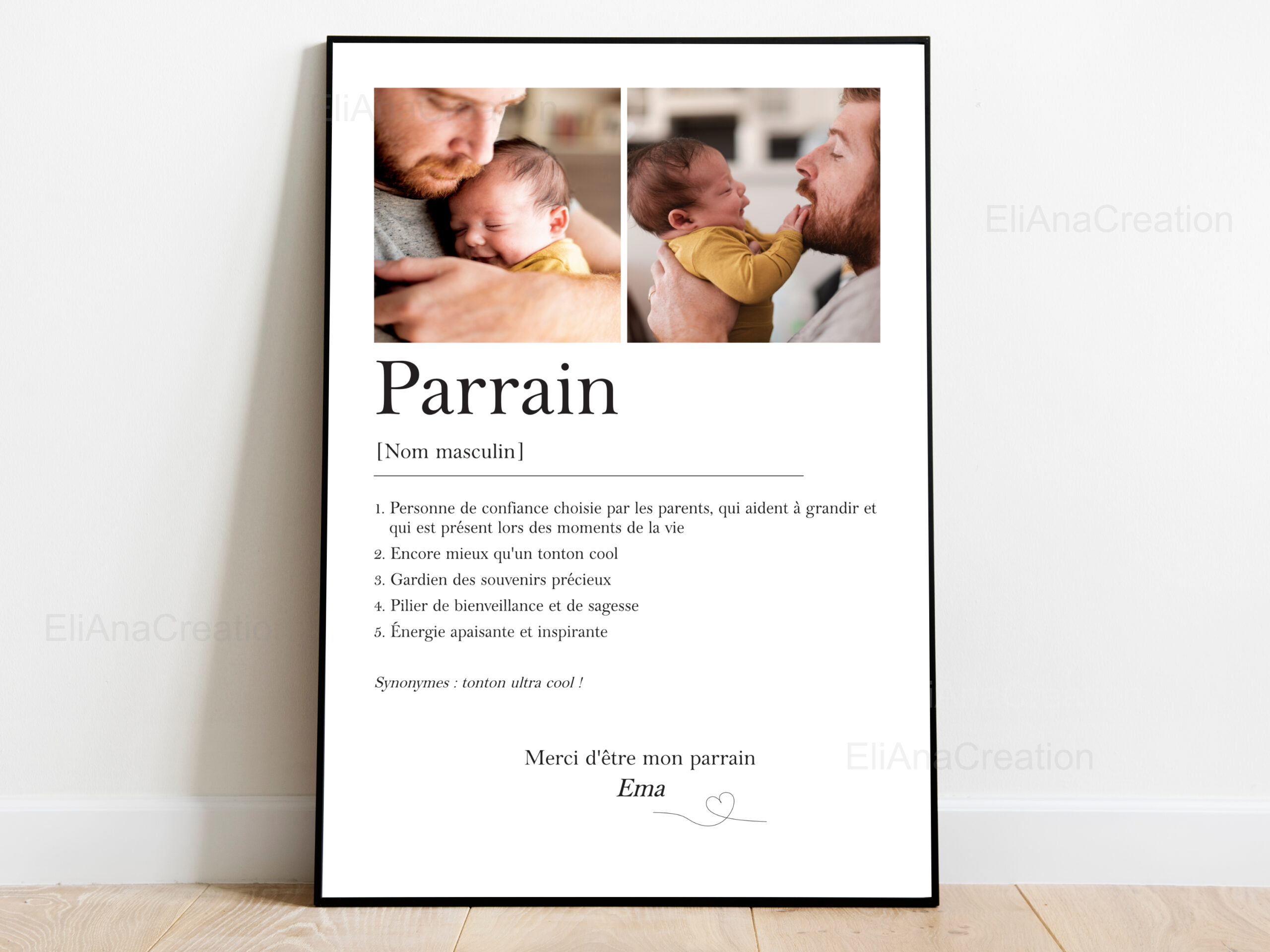 Affiche - Définition Parrain