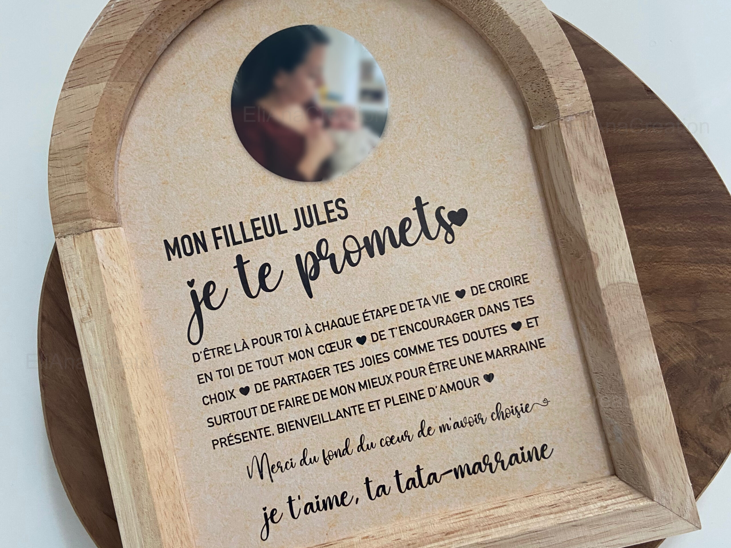 Affiche - Promesse Marraine - Parrain