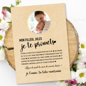 Cartes Parrain & Marraine