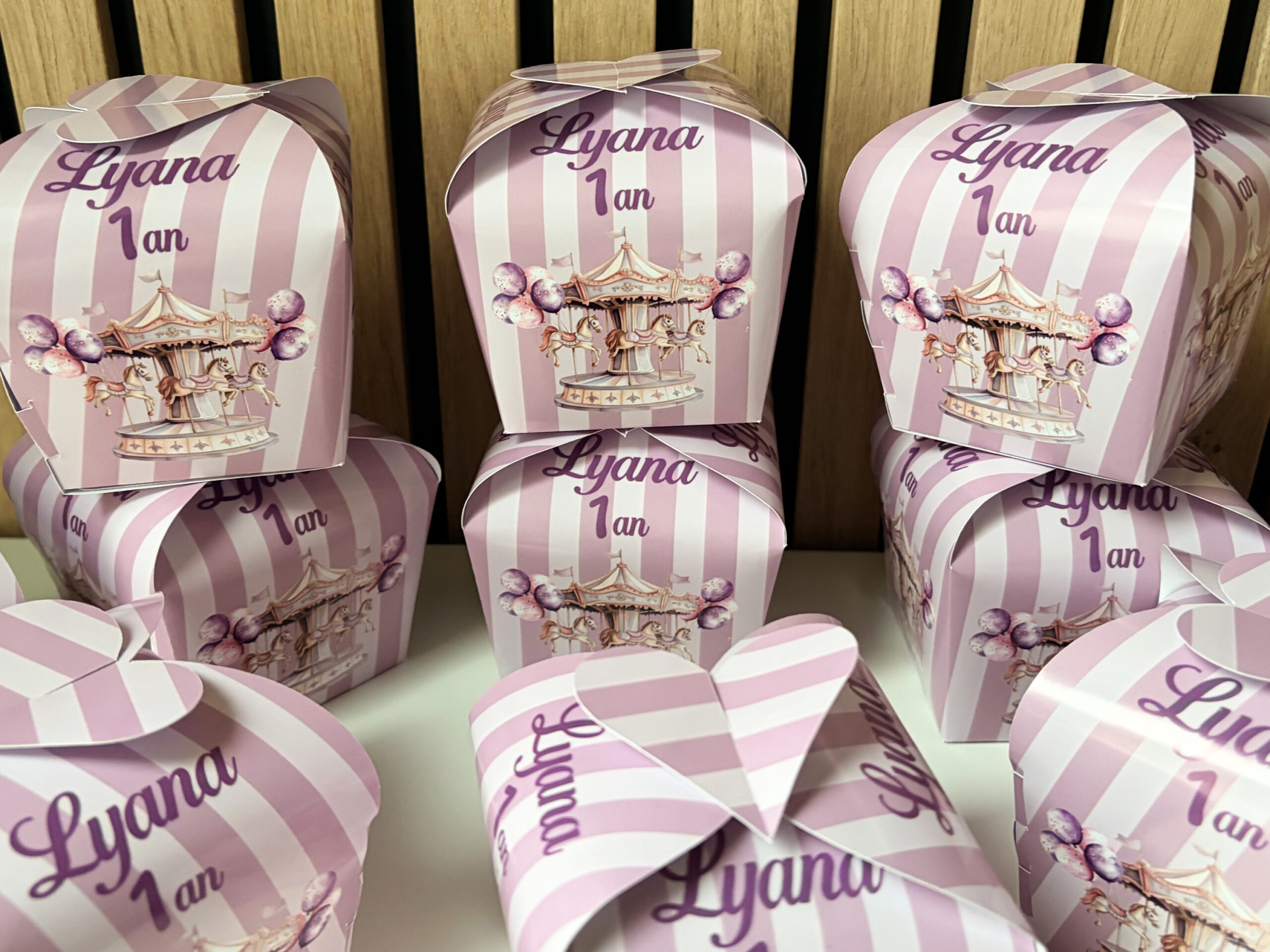 Confiseries - Thème Carrousel - Boites à dragées