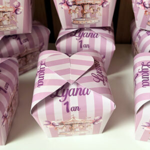 Confiseries - Thème Carrousel - Boites à dragées