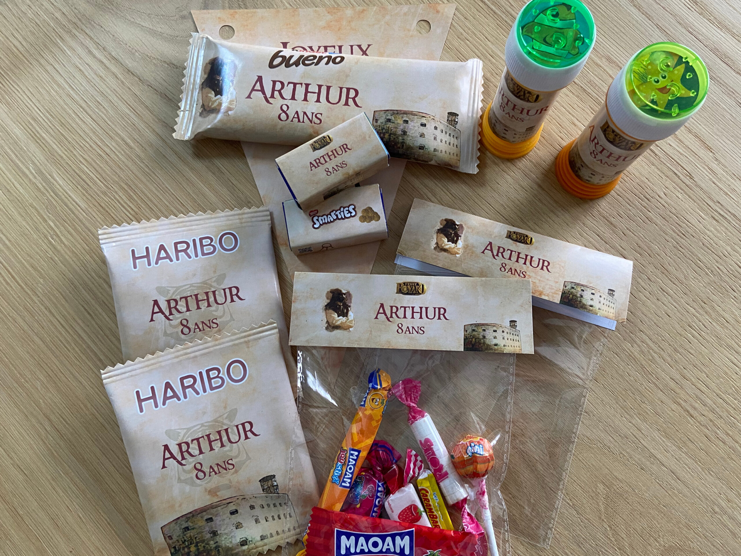 Confiseries - Thème Fort Boyard