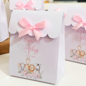 Boite à dragées - pochette personnalisées