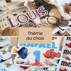 Cake topper personnalisé