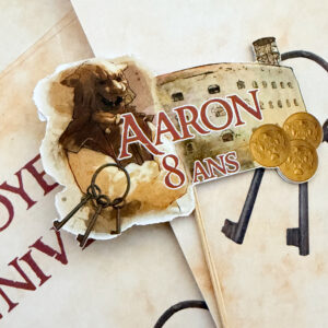 Cupcake topper personnalisé anniversaire enfant thème Fort Boyard