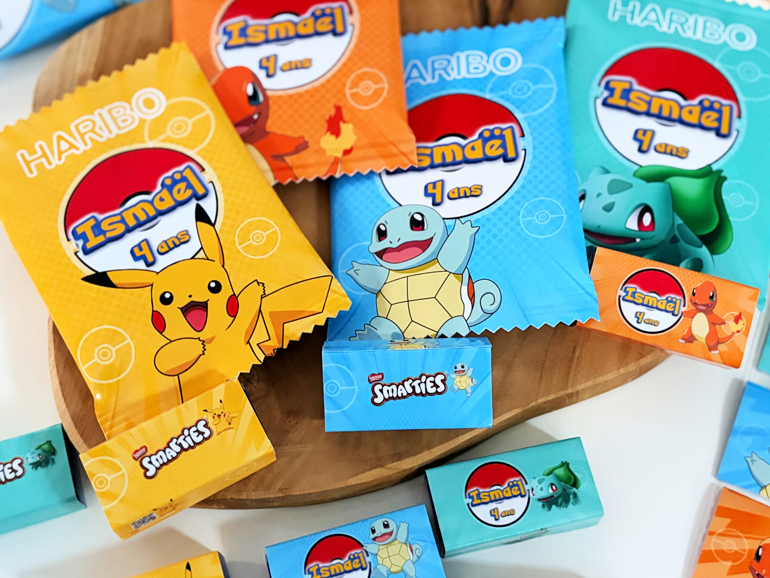 Confiseries personnalisées - Thème Pokemon
