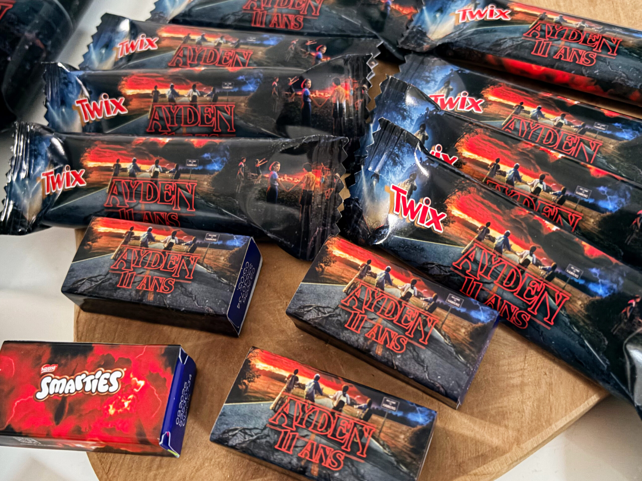 Confiserie - Thème Stranger Things