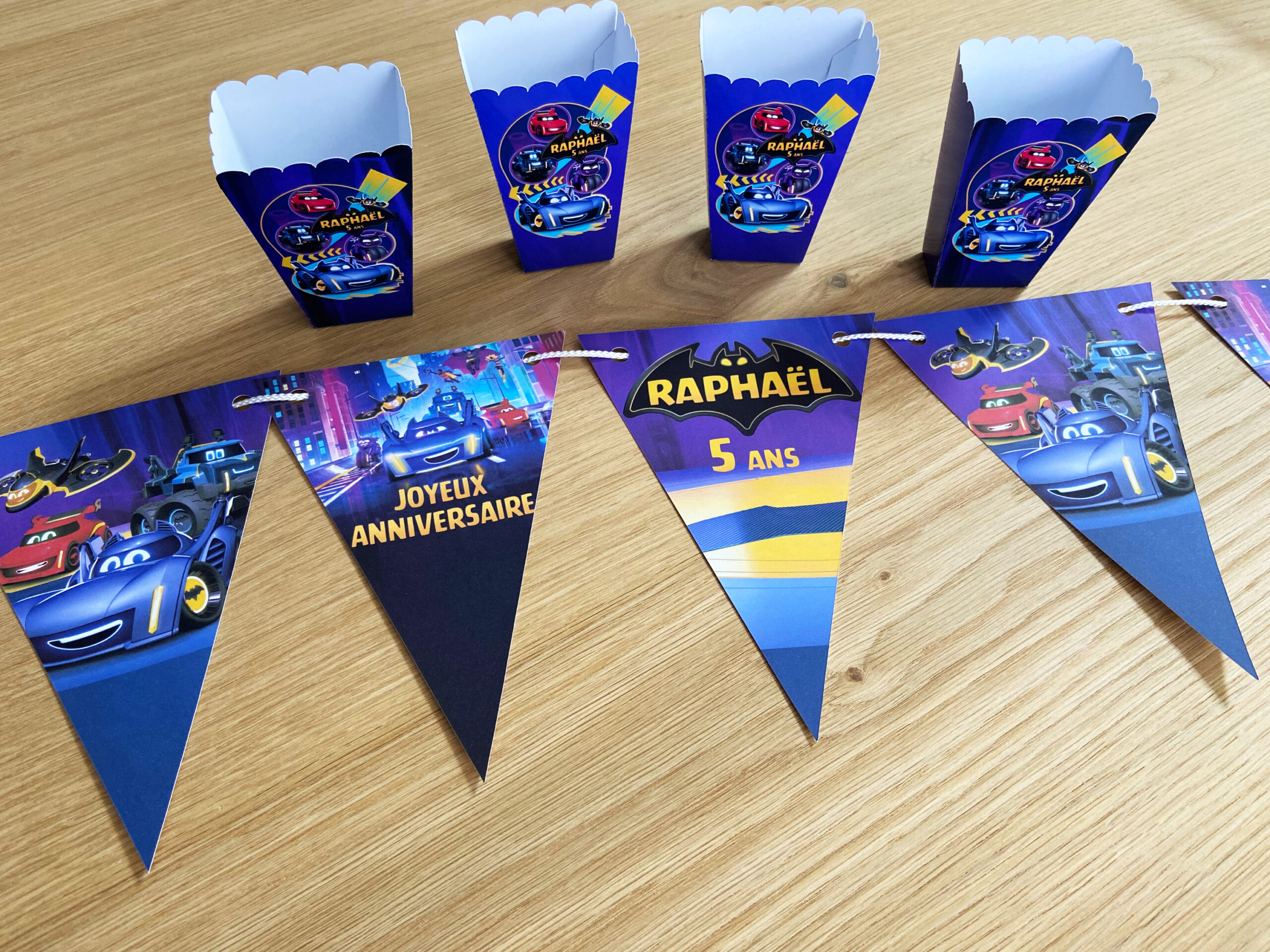 confiseries personnalisées - Thème Batwheels