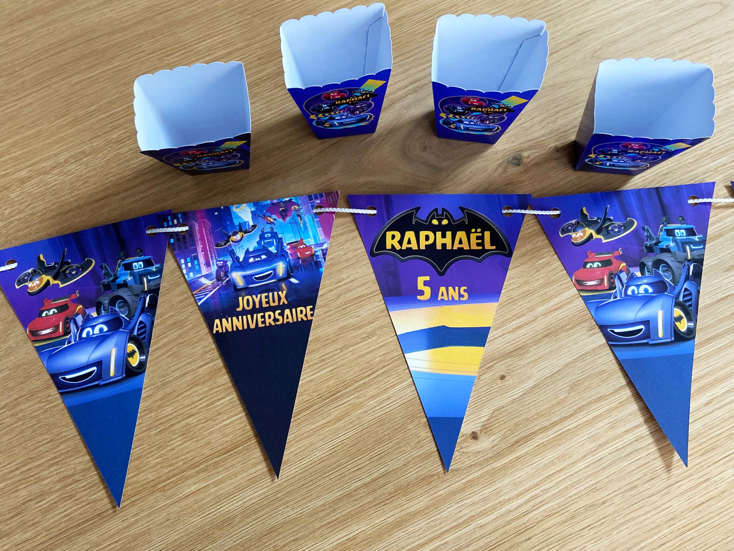 confiseries personnalisées - Thème Batwheels