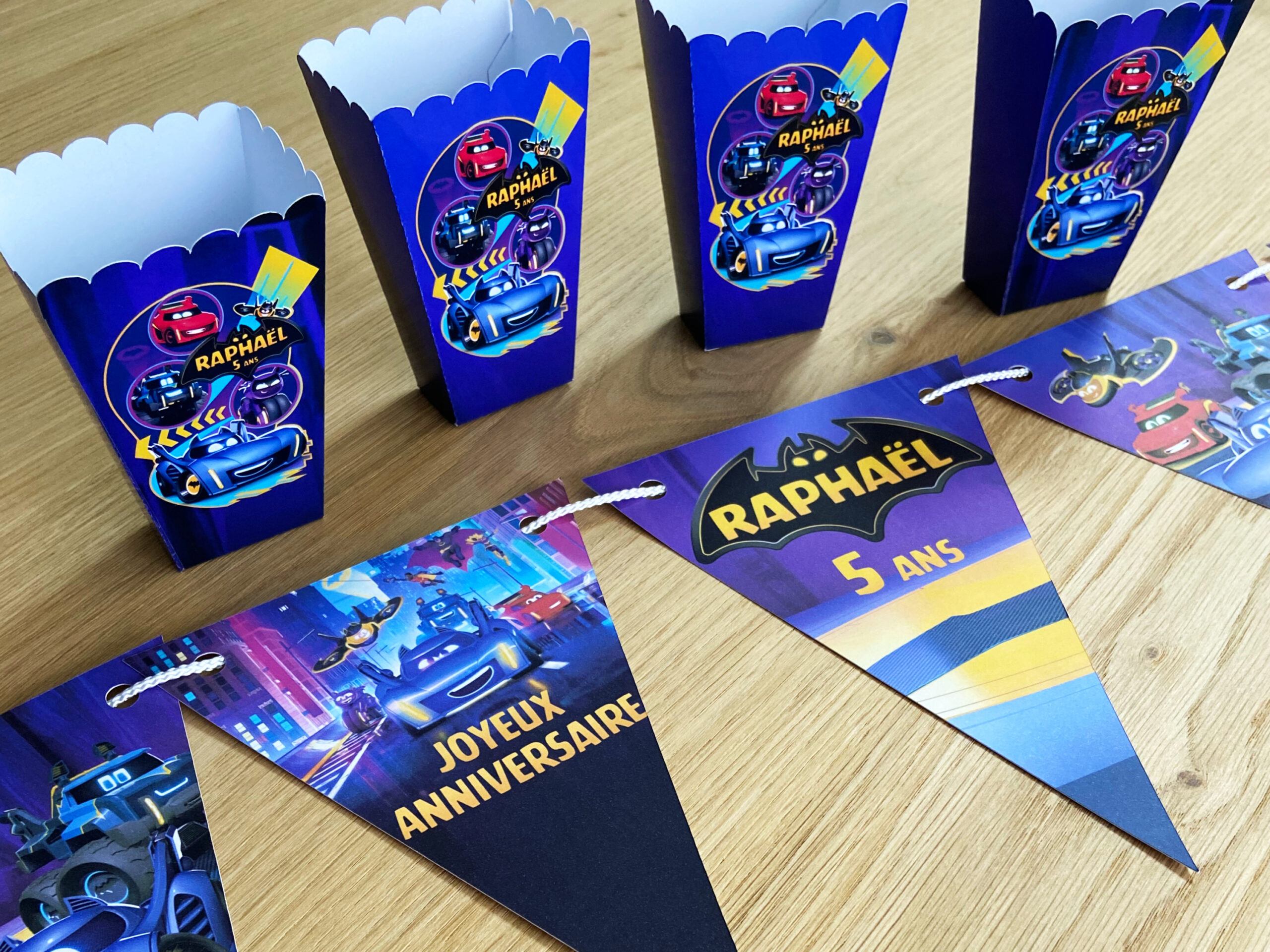 confiseries personnalisées - Thème Batwheels