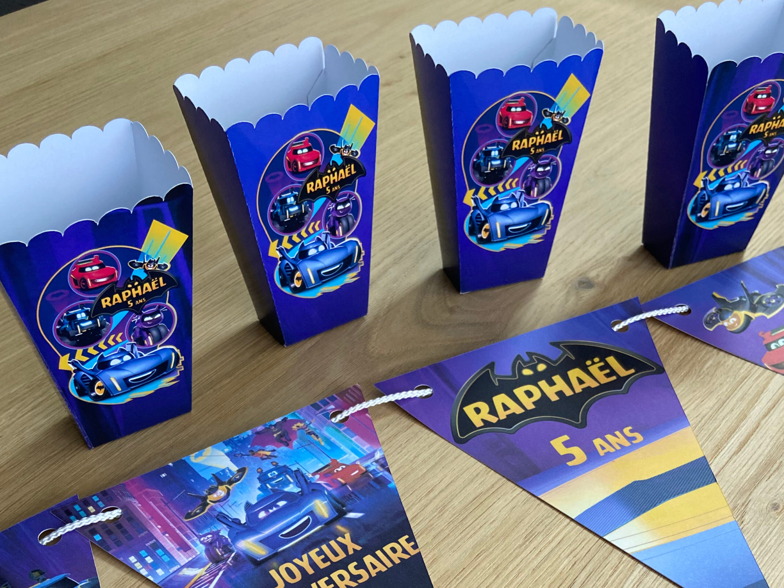 confiseries personnalisées - Thème Batwheels